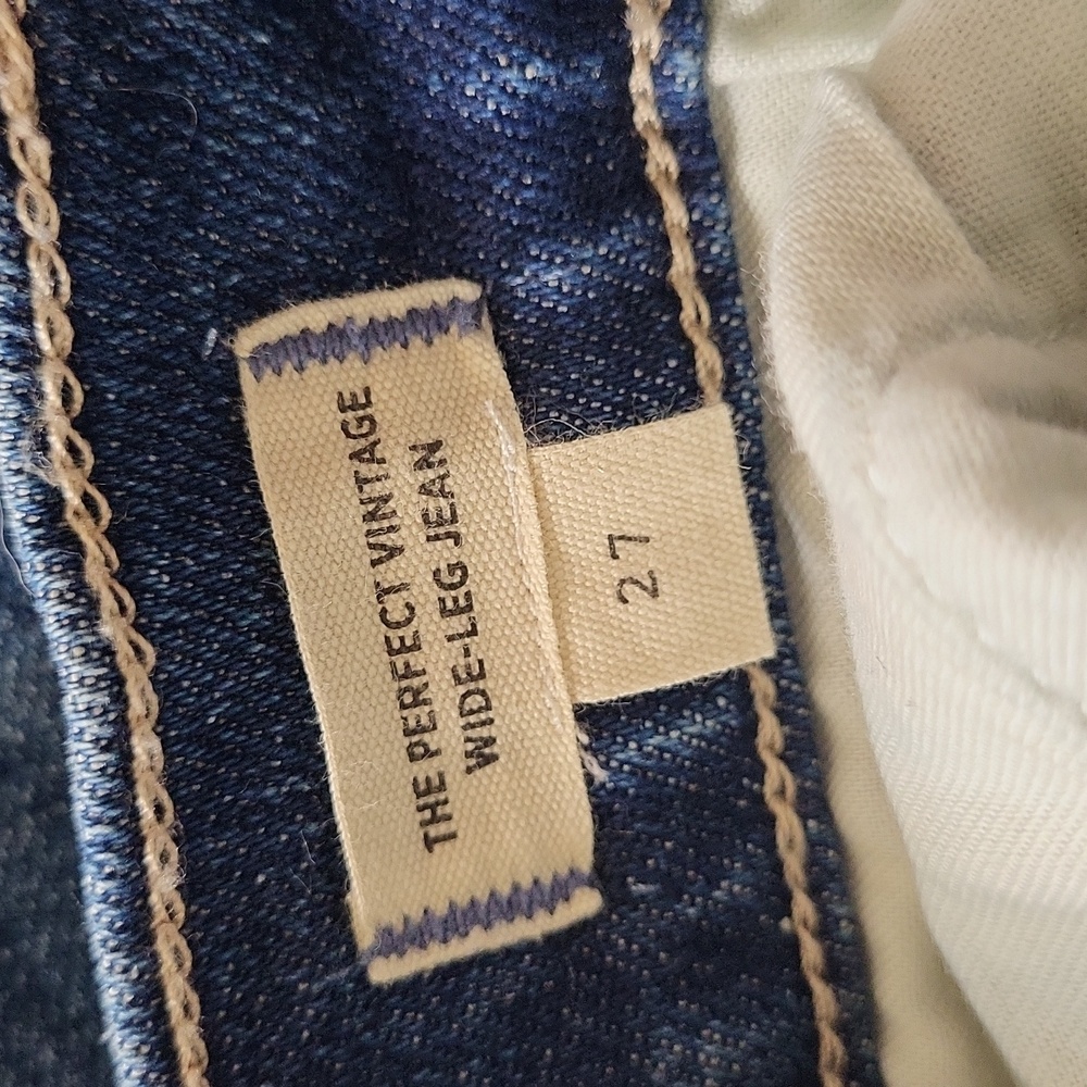 Madewell "The Perfect Vintage Wide-Leg" High Rise Button Fly - Picture 6 of 8